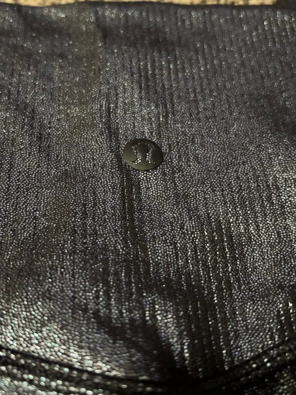 lululemon athletica Metallic Black High-Rise Leggings